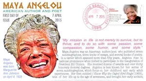 COVERSCAPE computer generated Author/Poet Maya Angelou U/O fdc - Picture 1 of 1