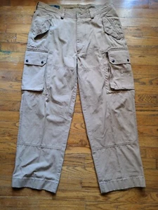 Pantalone Polo Ralph Lauren vintage uomo 36x29 cargo militare paracadutista - Foto 1 di 10