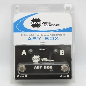 Live Wire Solutions ABY1 ABY BOX Guitar Footswitch Selectro Combiner - Picture 1 of 2