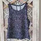 RBX Women's Activewear Sleeveless Tank Top in Gray Speckled Print