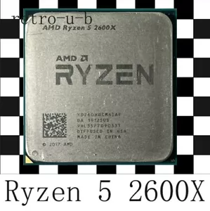 Procesador de CPU AMD Ryzen 5 2600X 3,6 GHz 6 núcleos 12 thr 95W zócalo AM4 R5 2600X - Imagen 1 de 1