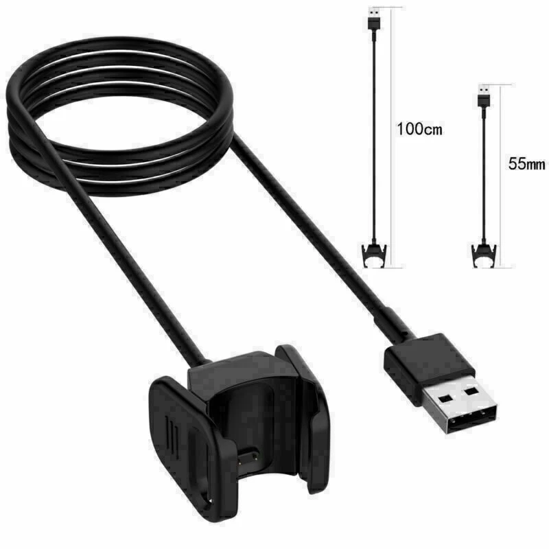 USB Ladekabel Ladegerät Charging Cradle Charger Cable Für Fitbit Charge 4 Watch - Bild 1 von 4