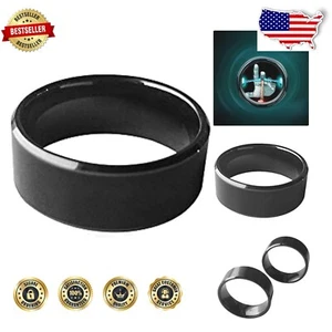 Modern Black NFC Ring with 360-Degree Sensing Technology for Android Devices - Picture 1 of 11