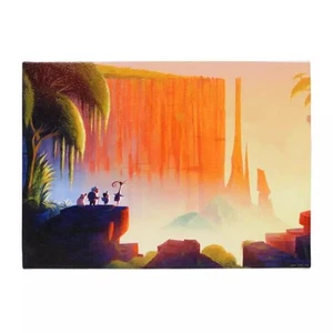 Disney Store Japan Tokyo Up Canvas Panel PIXAR! PIXAR! PIXAR! Gift NEW - Picture 1 of 4