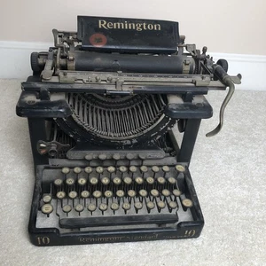Antique VTG Remington Standard No. 10 Typewriter #RM73194 For Refurbish or Parts - Picture 1 of 10