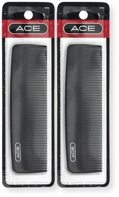 Goody ACE 61686 5 дюймов черный тонкий зуб волос расческа карман сумочка (упаковка из 2) - Изображение 1 из 4