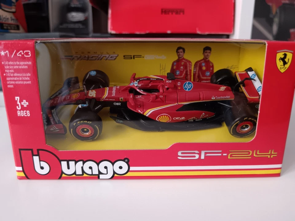 Ferrari SF 24 Leclerc 2024 Hp F1 1/43 Burago Race  - Immagine 1 di 1
