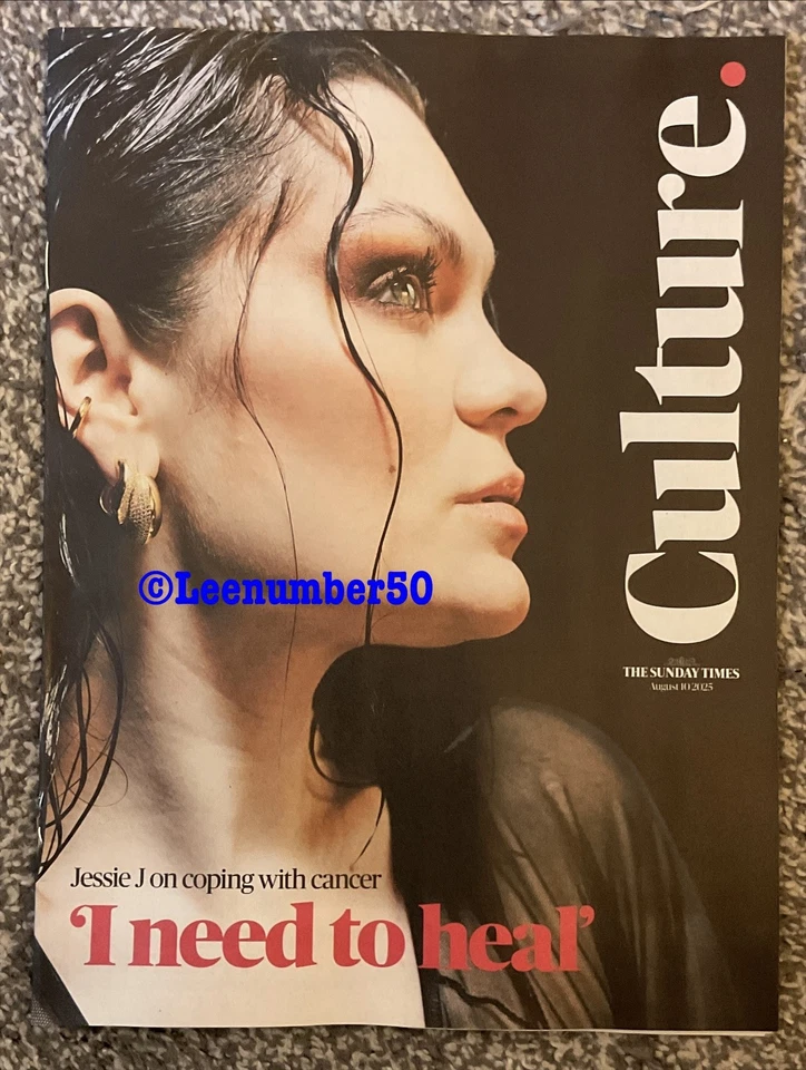 Sunday Times Culture Magazine Jessie J 10/8/25 New Michael Grade Ralph Fiennes - Image 1 of 1