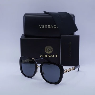 Gafas de sol Versace VE4407D GB1/87 negras/gris oscuro 56-19-140 nuevas auténticas Foto 1 de 4