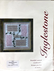 NEU Inglestone gezählt Kreuzstich Stickerei Kit 3D Korb Mitte Sampler - Bild 1 von 3