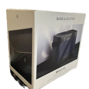 BANG & OLUFSEN BEOLIT 20 Portable Wireless Speaker w/ Box Tested Black Navy - Picture 1 of 20