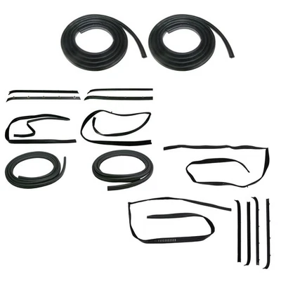 Door Weather Strip Seal 16 Piece Kit Set for Chevrolet GMC Pickup Truck SUV New - Image 1 of 4