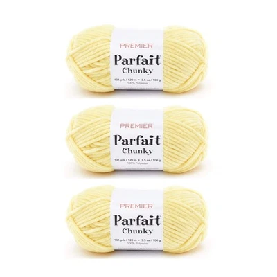 Bundle of 3 - Premier Yarns Parfait Chunky Yarn - Sunshine 1150-12 - Image 1 of 2