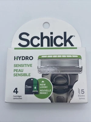 Recambios de cuchilla de afeitar Schick Hydro Sensitive para hombre-4 cartuchos Foto 1 de 2