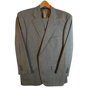 Brooks Brothers Herren Klassisch Grau Anzug Jacke & Hose Set Business Formell - Bild 1 von 13