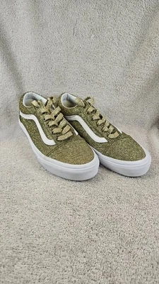 Vans Old Skool Brillo Dorado, Hombre 6, Mujer 7.5, Usado, Excelente Estado  Foto 1 de 4