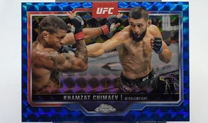 2025 Topps Chrome UFC Khamzat Chimaev Blue Geometric #102 64/99 | MIDDLEWEIGHT - Bild 1 von 2