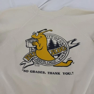VTG 80s UC Santa Cruz UCSC Banana Slugs Crewneck Sweatshirt Adult Large *Flaws* - Image 1 of 4