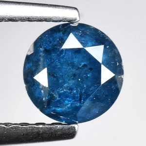 0.77ct Natural Loose Diamond Round Shape Treated Blue - I3 Clarity 5.2mm - Picture 1 of 1
