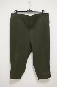 Pantaloni lana vintage Monchaux Winders caccia/tiro verde Loden taglia 56 Francia - Foto 1 di 9