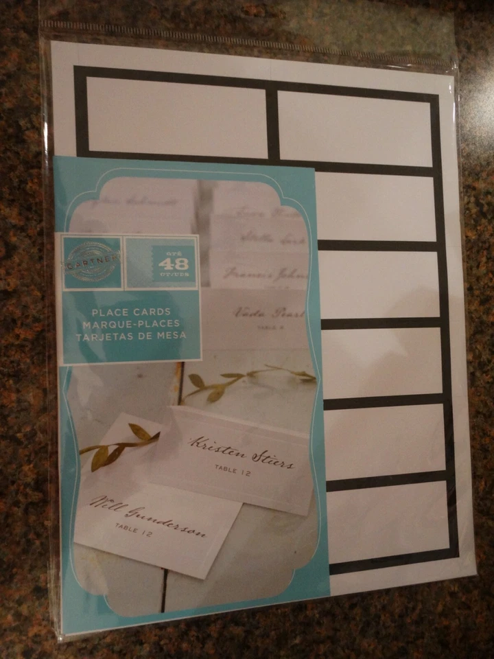 Новые в упаковке черно-белые карточки Gartner Studios, 48 штук - Изображение 1 из 1