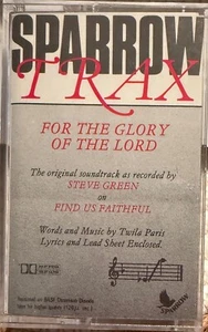 STEVE GREEN FOR THE GLORY OF THE LORD Performer Series SPARROW Trax Cassette - Picture 1 of 6