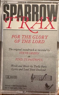STEVE GREEN   FOR THE GLORY OF THE LORD   Performer Series SPARROW Trax Cassette - Image 1 of 4