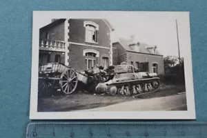Foto Photo 38405 Panzer tank Turm Kleeblatt Divisionsabzeichen Frankreich 1940 - Bild 1 von 3