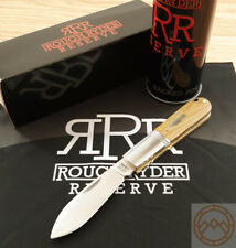 Rough Ryder Reserve Folding Knife 2" Stainless Steel Blade Brown Micarta Handle