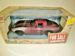 Jada "For Sale" 1:24 Scale Diecast 1963 Chevy Corvette Sting Ray NIB - Picture 1 of 8