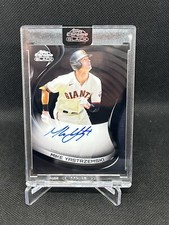 Mike Yastrzemski 2022 Topps Chrome Black #CBA-MY San Francisco Giants