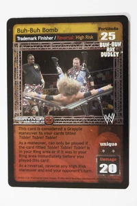 WWE Raw Deal CCG Survivor Series 2 v3.4 Buh-Buh Bomb Foil #89 Ultra Rare NM - Picture 1 of 2