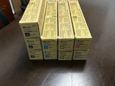 Juego completo de tóner Muratec para Muratec MFX C2590 y 3090 lote de 9 Foto 1 de 2