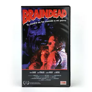 BRAINDEAD PETER JACKSON DEAD ALIVE TIMOTHY BALME HORROR ZOMBIE GORE TERROR VHS - Foto 1 di 2