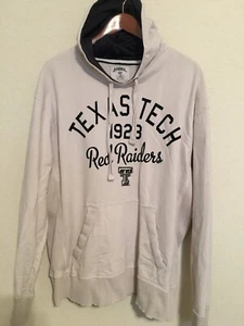 Unique Texas Tech Red Raider Banner 46 Size Large Hooded Sweatshirt - Picture 1 of 5
