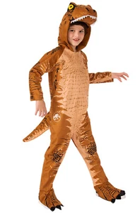 Brand New Jurassic World 2 T-Rex Dinosaur Oversized Jumpsuit Child Costume - Picture 1 of 1