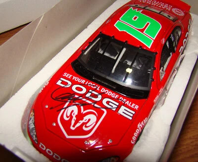 Nascar #19 JERMEY MAYFIELD 2002 Dodge Intrepid R/T, Lionel/Action 1:24 Signed - Image 1 of 4