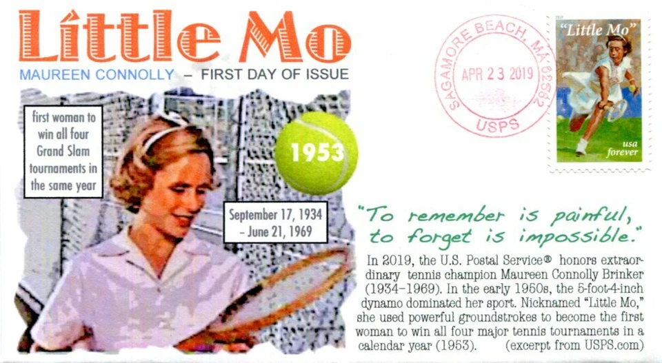 COVERSCAPE computer generated "Little Mo" 2019 forever U/O fdc - Image 1 of 1