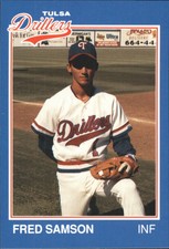 1989 (BB) Tulsa Drillers Grand Slam #23 Fred Samson - NM-MT