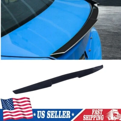 120cm Universal Car Rear Roof Trunk Spoiler Lip Tail Wing Glossy Black Foto 1 de 4