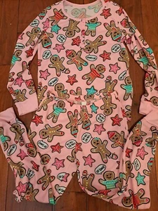 Justice Gingerbread Pajama Set Holiday Size 14-16 NWOT - Picture 1 of 4