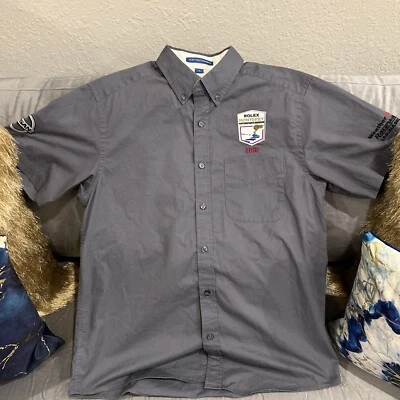 PORT AUTHORITY SHIRT NISSAN LAGUNA SECA RACEWAY ROLEX MONTEREY REUNION 2018 NWNT - Image 1 of 4