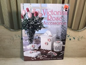 LEISURE ARTS #2113 Victorian Rose Accessories to Crochet 1991 - Picture 1 of 2