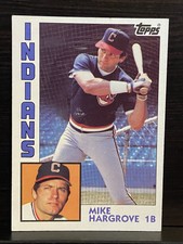 1984 Topps Baseball Card 764 Mike Hargrove Indians SR
