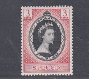 Saint Lucia - 1953 Coronation of Queen Elizabeth II - Mint/Hinged Stamp - Picture 1 of 1