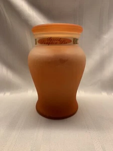 Vela decorativa PASTEL DE CALABAZA ESPECIADA - naranja - 6 1/4" de alto - en forma de jarrón - Imagen 1 de 4