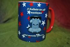 SAM the EAGLE Coffee Mug A Salute to All Nations Patriotic Ceramic Muppet Show