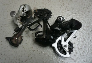 A021-1036: 3 Shimano Schaltwerke teils Deore oldschool zum ausschlachten  - Bild 1 von 2