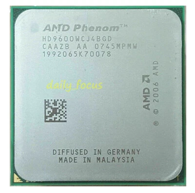 AMD Phenom X4 9600 HD9600WCJ4BGD 125W AM2+ Socket AM2 CPU Proccesor - Image 1 of 3