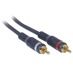 C2G 13034 Velocity RCA Stereo Audio Cable, Blue (12 Ft, 3.65 Meters) - Picture 1 of 1